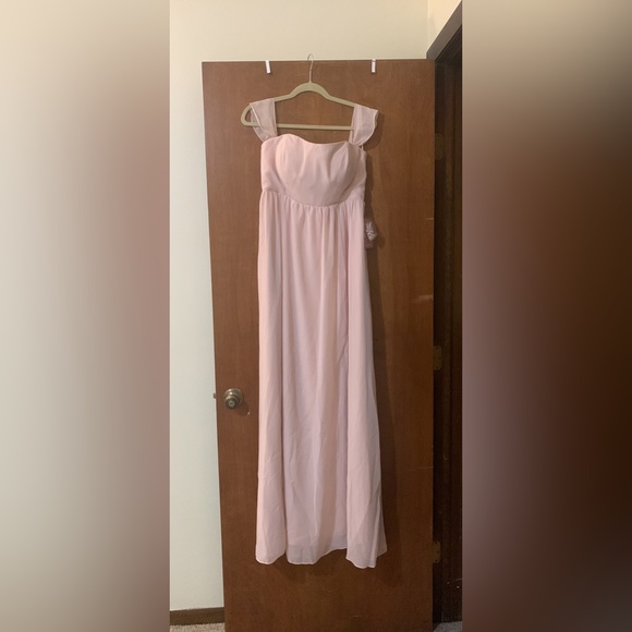 NWT Birdy Grey August Bridesmaid’s Dress in blush pink (size W medium) - Picture 1 of 7